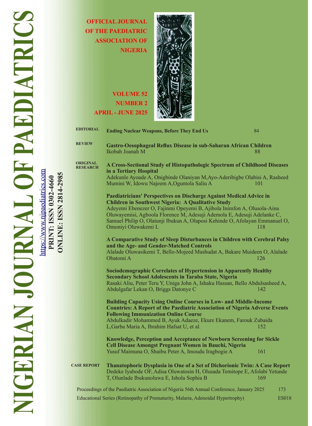 View Vol. 52 No. 2 (2025)